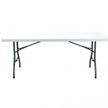 Mesa de Jardín Vivaldi 200x90 cm gris, acero, dimensiones 200x90x74 cm