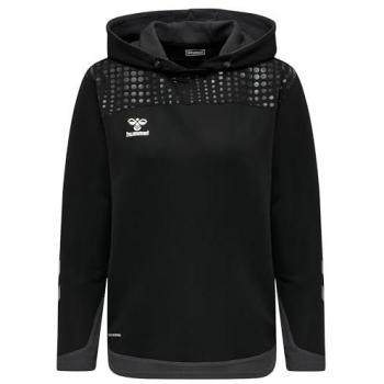 Hummel Sudadera Con Capucha Lead Poly - Sudadera de mujer, material poliéster, diseño moderno, capucha ajustable, logo Hummel en el pecho, ajuste cómodo y ligero