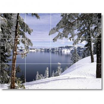Invierno matalan Tile Mural w004. 36 x 121,92 cm con