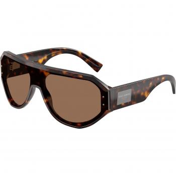 Dolce & Gabbana DG4481 502/73 Brown Turtle Acetate Pilot Sunglasses