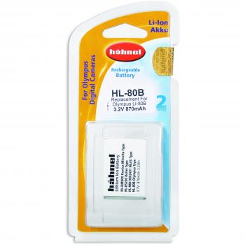 Hähnel HL-80B - Batería Li-Ion para Olympus Li-80B, 3.7V, 870mAh