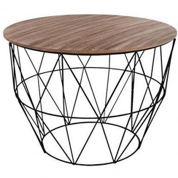 Mesa de Centro Atómica Negra D56 x H40 cm