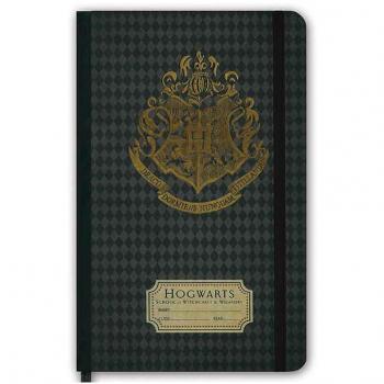 LOGOSHIRT Libreta Harry Potter Hogwarts Licencia Oficial