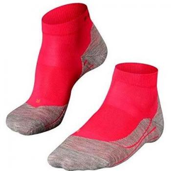 Falke RU4 Endurance Short Running Socks Women - Red, Cotton, Anti-Blister, Size 2.5-3.5