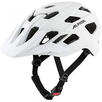 Casco Alpina Anzana Blanco Mate Ultraligero para Ciclismo de Montaña 52-57