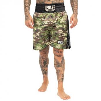 Pantalones Cortos de Boxeo Benlee Amboy Verde Camo para Hombre