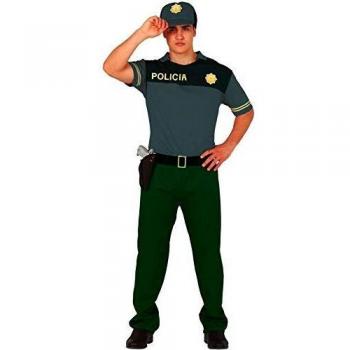 Guirca Disfraz de Policía Verde para Hombre