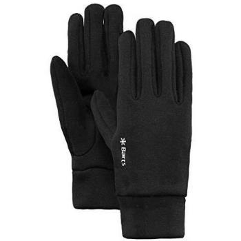 Barts Powerstretch Black Gloves for Men - M/L Size