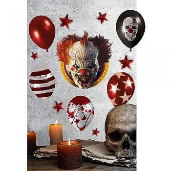 Adhesivo de Pared Payaso Espeluznante 25x70 cm - Diseño Especial para Halloween