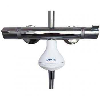 TAPP Water ShowerPro (TAPP 1s) - Filtro de Agua para Ducha. Filtra la Cal, el Cloro y los Metales Pesados (Blanco)