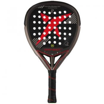 PALA DE PADEL DROP SHOT CANYON PRO CONTROL - Pala de pádel, control mejorado, diseño aerodinámico, núcleo de goma EVA, superficie de fibra de vidrio, marco de carbono, peso equilibrado para mayor