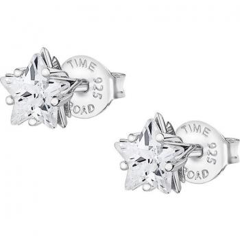 Pendientes Time Road WS00386/6 Basics de Plata para Mujer con Acabado Brillo