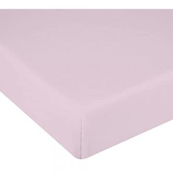Sábana Bajera Ajustable Rosa de Microfibra Extra Suave para Cama de 150 cm - Alta Durabilidad y Confort