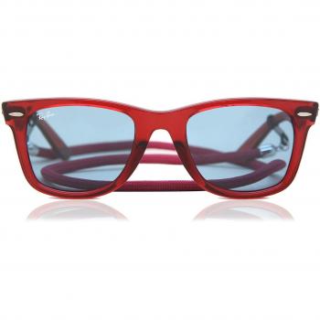 Ray-Ban RB2140F Asian Fit 661456 Red Men's Sunglasses 52mm