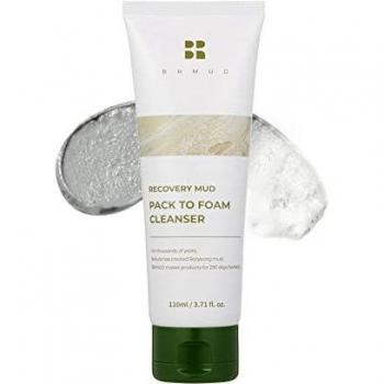 BRMUD Recovery Mud to Foam Cleanser 110 ml - Detoxifying Foaming Mask