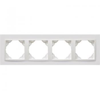 Marco Animato 4 elementos Efapel 90940 TBB Blanco/Blanco serie Logus 90