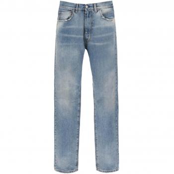 Maison Margiela Women's Straight Leg Jeans in Denim | Size 26 | S29LA0094S30561 Color 984