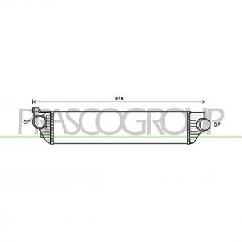 Intercooler PRASCO RN954N001 de alta eficiencia