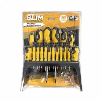 Juego de Destornilladores Blim de 18 Piezas