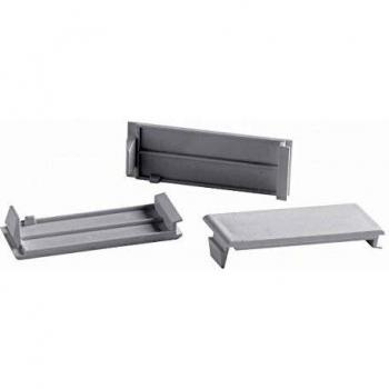 Solera 100G - Tapa ciega aislante para separación de mecanismos o para cubrir ventanas libres.Color gris.