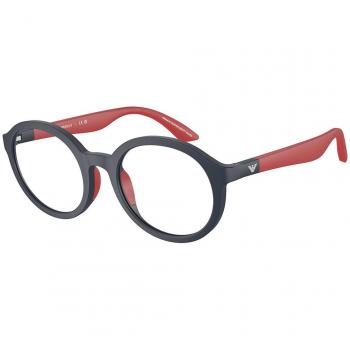 Emporio Armani EK3005F Kids Asian Fit 5088 Kids' Eyeglasses Blue Size 48 - Frame Only, Blue Light Block Available