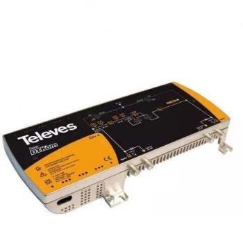 Central Amplificadora MATV Televes DTKom 1 Entrada / 1 Salida VHF/UHF Ganancia 53dB Telealimentada