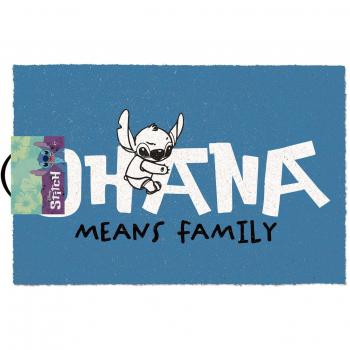 Felpudo Disney Lilo & Stitch Ohana Means Family Azul