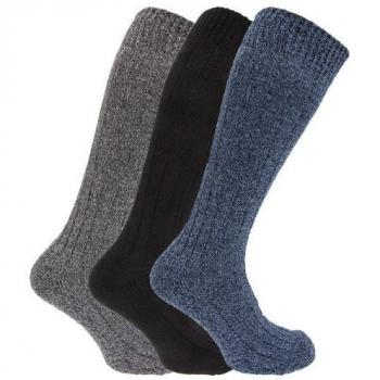 Severyn Calcetines largos con mezcla de lana con suela acolchada