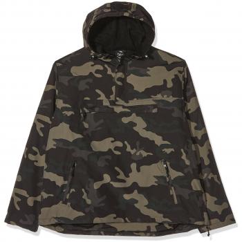 Brandit Dark Camo Windbreaker for Men - Sizes S to 5XL