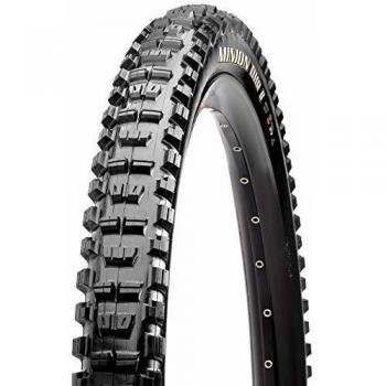 Neumático para Bicicleta Maxxis Minion DHR II 27.5x2.30, Tubeless Ready, Exo Dual Compound, Plegable, Negro para Hombre