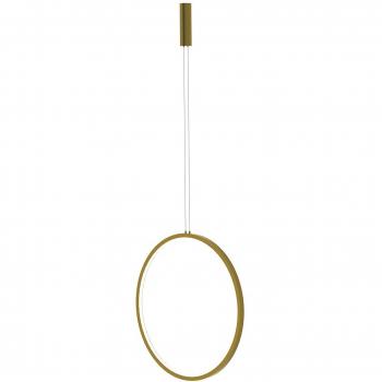 LEDBOX Luminaria colgante CYCLE PLUMB 45W Gold Ø80cm Triac regulable Blanco neutro