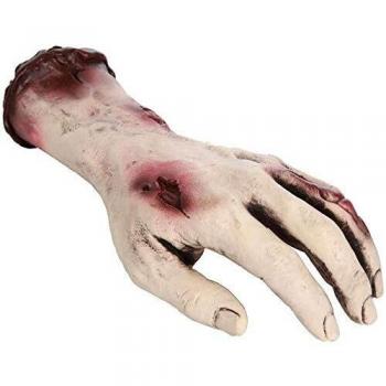 Mano mutilada con sangre 26 cm