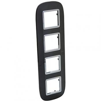 Bticino axolute - Placa 2+2+2+2 módulo axolute antracita