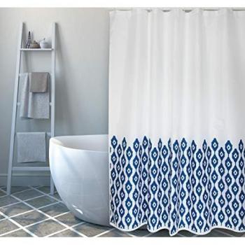 Cortina de Baño de Poliéster Premium Ikat 180x200 cm