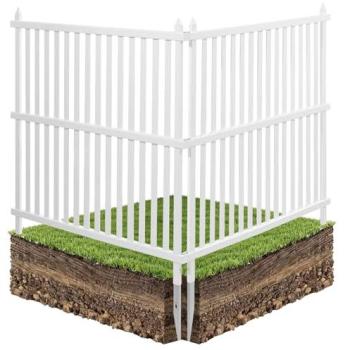VEVOR 48 x 48 Vinyl Privacy Fence Panels for Air Conditioner and Outdoor Equipment Enclosure