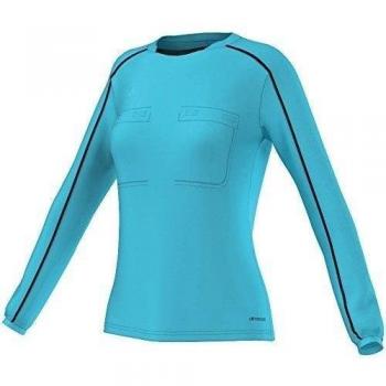 adidas Árbitro 2016 - Camiseta de manga larga para mujer, color azul, talla XS