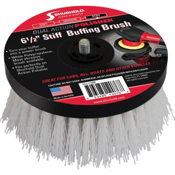 Shurhold 3205 6-1/2 Inch Stiff Brush for Dual Action Polisher