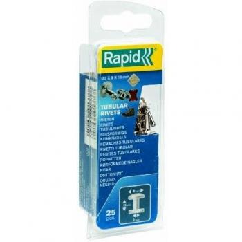 Rapid 5000416 Remaches, 0 W, Blue/Silver/Clear, 9x3x13mm