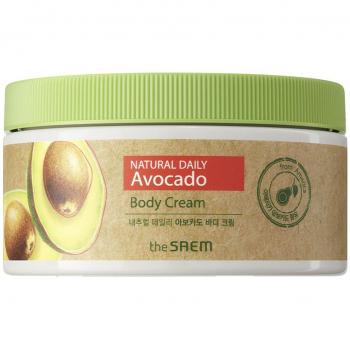 The Saem Natural Daily Avocado Body Cream - 300ml - Highly Moisturizing