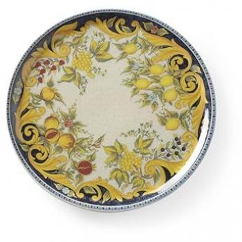 Plato de Porcelana para Pizza Barocco, Diámetro 31 cm, Juego de 6