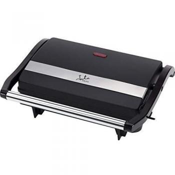 Jata GR259 Grill de Asar Doble con Placas de 230 x 145 mm Placa Superior Basculante Recubrimiento Antiadherente Libre de PFOA Presión de Asado Uniforme Asa de Apertura Toque Frío 700 W