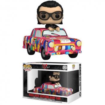 U2 Bono with Achtung Baby Car Funko Pop! Ride Deluxe Figure #293