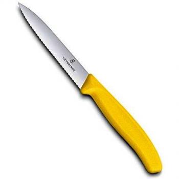 Victorinox Cuchillo, Acero Inoxidable, Amarillo, Mediano