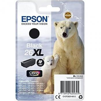 Epson T2621/26XL Negro Cartucho DE Tinta Original C13T26214010