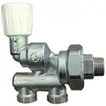 Válvula monotubo-bitubo termostatizable de doble reglaje Giacomini R304T 1/2 x 18