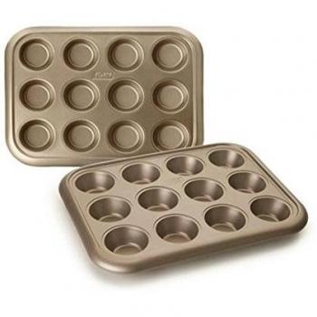 Ibili 840500 MOLDE MUFFIN 12 CAV.GOLDEN CLASS