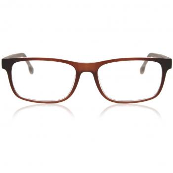 Cuadrado Montuta Completa Plástico Marrón Armazones para Hombre - Gafas Anti-Azules - SmartBuy Collection