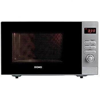 Domo DO2923 Microondas de Encimera con Capacidad de 23 Litros y Potencia de 800 W en Color Plata