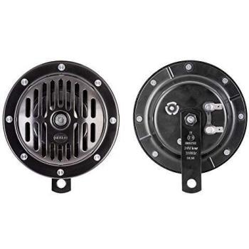 Bocina Tromba HELLA 3CB 004 811-042 - Klaxon Eléctrico de Alta Potencia, 12V, 114dB(A), Frecuencia: 310/380Hz, Diseño Compacto