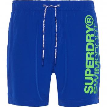 Superdry Sports Volley Swim - Bañador corto, hombre, blue - green, X-Large